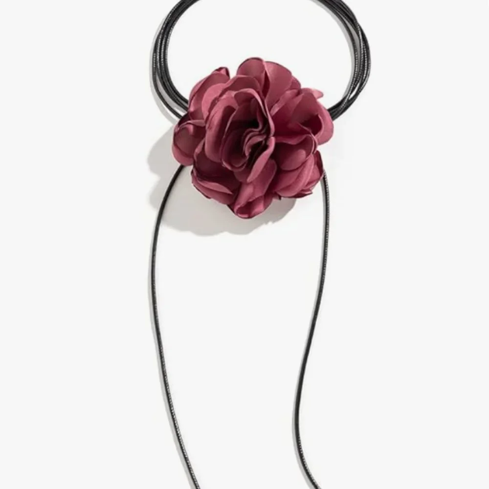 ♥ZARA Rose Necklace Chocker ♥